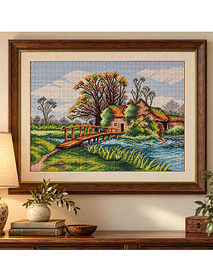 Baskılı Goblen Pano - 40x50 cm 2327M - 3