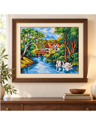 Baskılı Goblen Pano - 40x50 cm 2522 - Thumbnail