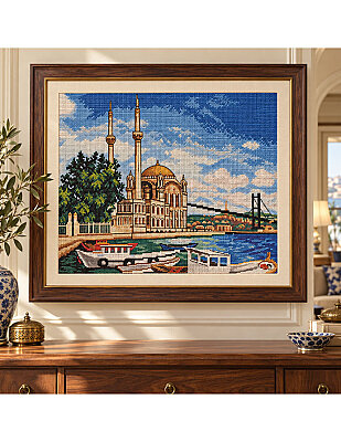 Baskılı Goblen Pano - 40x50 cm 2734M - 3