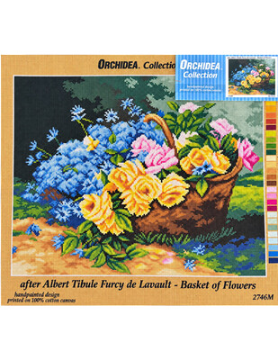 ORCHIDEA - Baskılı Goblen Pano - 40x50 cm 2746