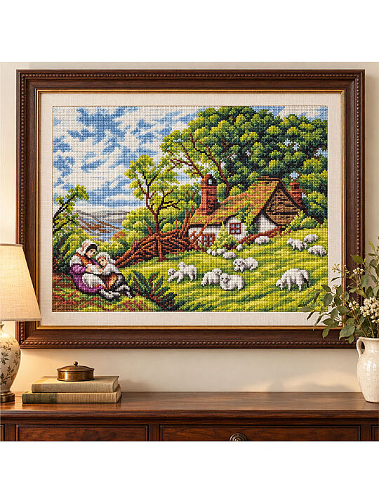 Baskılı Goblen Pano - 40x50 cm - 2781 - 3