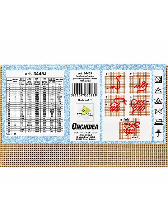 Baskılı Goblen Pano - 24x50 cm 3445J - 2