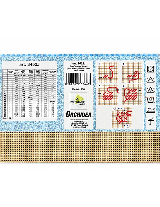 Baskılı Goblen Pano - 24x30 cm 3452J - 2