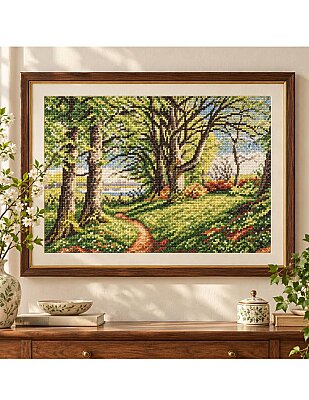 Baskılı Goblen Pano - 24x30 cm 3452J - 3
