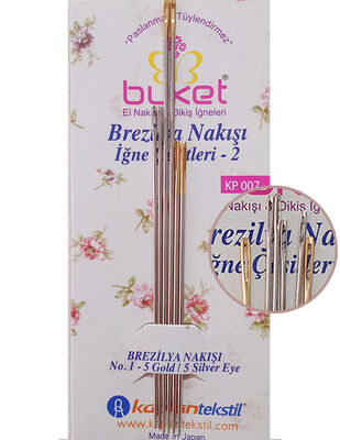 Buket Brezilya Nakış İğnesi - KP007