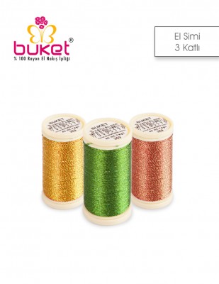 BUKET - Buket El Nakış Simi 3 Katlı - 40 m