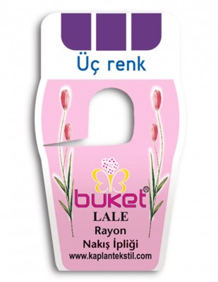 BUKET - Buket Lale El Nakış İplikleri - Üç Renkler