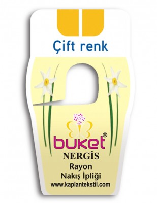 BUKET - Buket Nergis El Nakış İplikleri - Çift Renkler