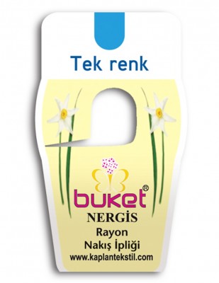 BUKET - Buket Nergis El Nakış İplikleri - Tek Renkler