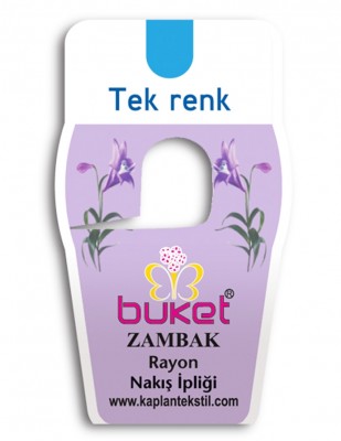 BUKET - Buket Zambak El Nakış İplikleri - Tek Renkler