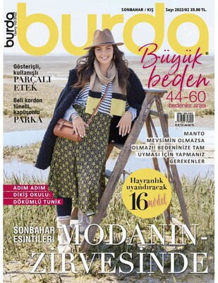 BURDA - Burda Özel Sayı - Büyük Beden / Sonbahar Kış - 2022 / 02