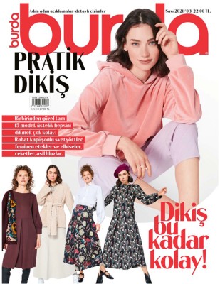 BURDA - Burda Özel Sayı - Pratik Dikiş - 2021 / 03