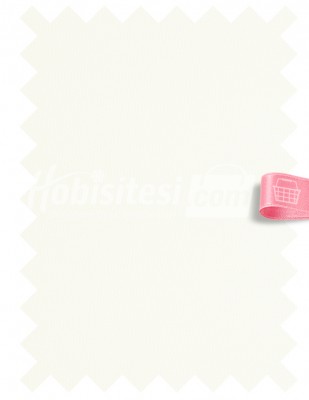 GLAMOUR - Bursa Keteni İşlemelik Kumaş - En 160 cm - Beyaz