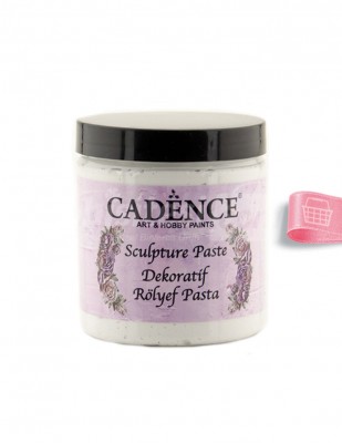 CADENCE - Cadence Sculpture Dekoratif Rölyef Paste - 250 ml - 3657 Beyaz