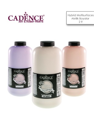 CADENCE - Cadence Hybrid Multisurfaces Akrilik Boyalar - Yarı Mat - 2 lt