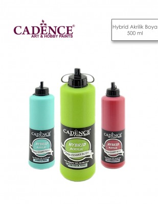 CADENCE - Cadence Hybrid Multisurfaces Akrilik Boyalar - Yarı Mat - 500 ml