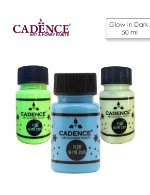 CADENCE - Cadence Glow In Dark - Karanlıkta Parlayan Boyalar - 50 ml
