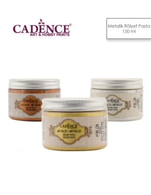 Cadence Metalik Rölyef Paste - 150 ml