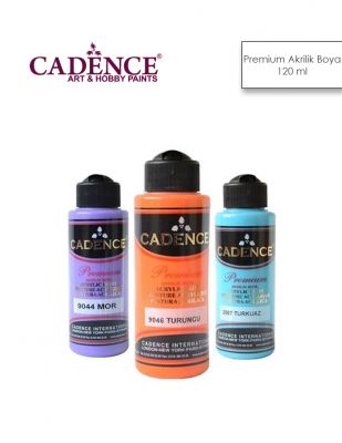 Cadence Premium Akrilik Boyalar - Yarı Mat - 120 ml