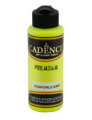 Cadence Fosforlu Premium Akrilik Boyalar - 120 ml