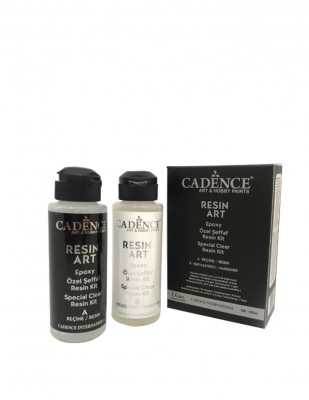 CADENCE - Cadence Resin Art Şeffaf Epoksi Seti - 120 + 120 ml