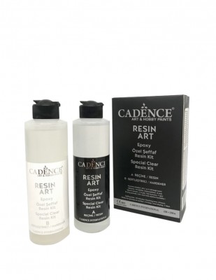 CADENCE - Cadence Resin Art Şeffaf Epoksi Seti - 250 + 250 ml