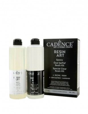 CADENCE - Cadence Resin Art Şeffaf Epoksi Seti - 500 + 500 ml