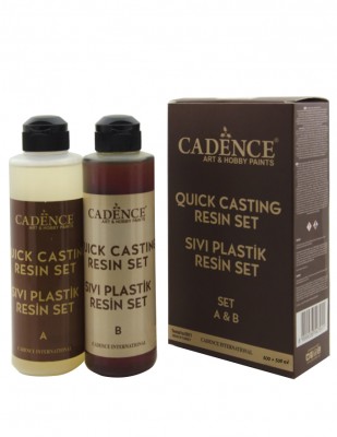 CADENCE - Cadence Sıvı Plastik Resin, Reçine Seti - 500 + 500 ml