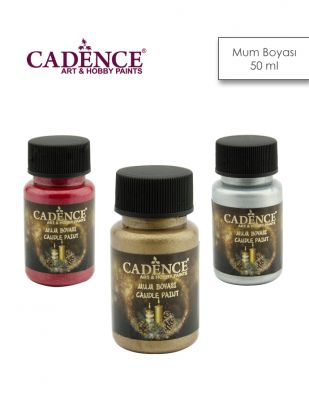Cadence Su Bazlı Mum Boyaları - 50 ml