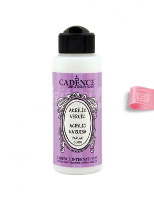 Cadence Su Bazlı Parlak Vernik - 120 ml