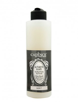 CADENCE - Cadence Su Bazlı Ultımate Glaze Mat Vernik - 250 ml