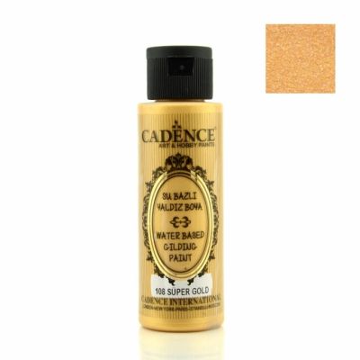 Cadence Su Bazlı Metalik Yaldız Boya - 120 ml