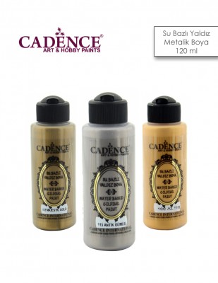 Cadence Su Bazlı Metalik Yaldız Boya - 120 ml - Thumbnail