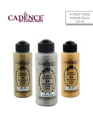 Cadence Su Bazlı Metalik Yaldız Boya - 120 ml