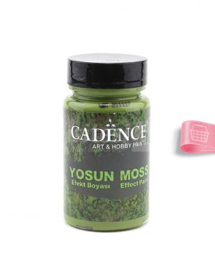 Cadence Yosun Efekt Boyası - 90 ml - 3640 Koyu Yeşil