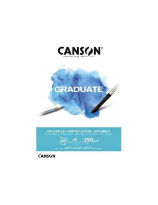 Canson Graduate Suluboya Blok, A5 - 250 gr - 20 Sayfa