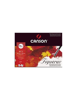 CANSON - Canson Figueras Defter, 24 x 33 cm - 290 gr - 10 Yaprak