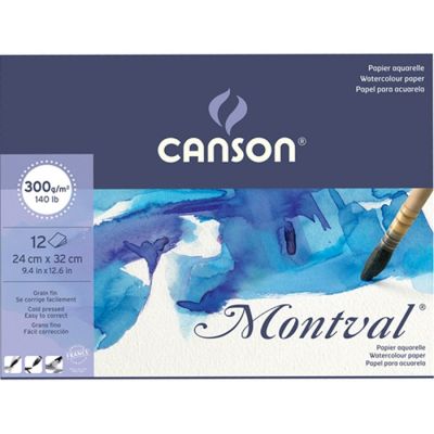 Canson Montval Watercolour Paper - Suluboya Sanatsal Defter - 24 x 32 cm 300 gr 12 Yaprak