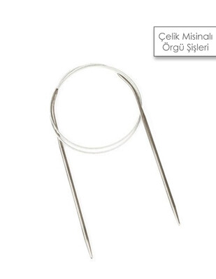  - Çelik Misinalı Şiş - 40 cm