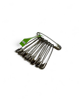 - Çengelli İğne - 3,5 cm - 12 Adet Gümüş