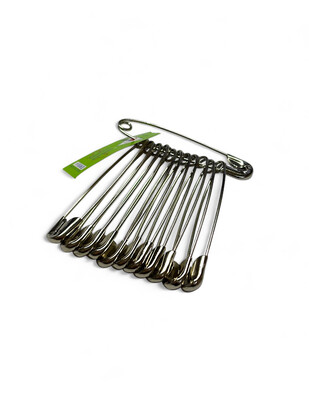 - Çengelli İğne - 5,5 cm - 12 Adet Gümüş