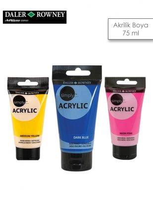 Daler Rowney Simply Akrilik Boyalar - 75 ml