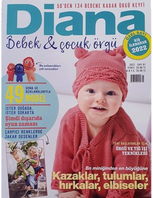 DIANA - Diana Bebek ve Çocuk Örgü Dergisi - 2022 / 01