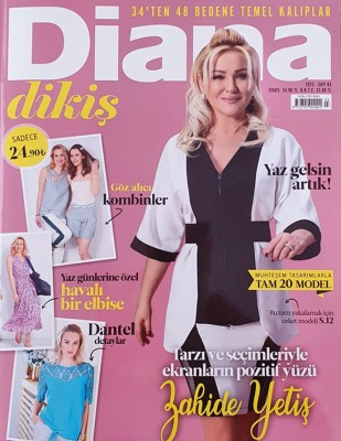 Diana Dikiş Dergisi - 2022 / 03 - Minika Çocuk - Sayı 63 - İki Dergi Bir Arada - Thumbnail