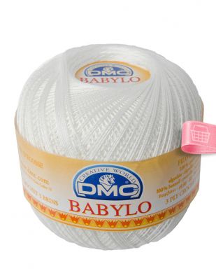 DMC Babylo Merserize Dantel İpliği, Ağ İpliği - No: 5 - 100 gr - Blanc