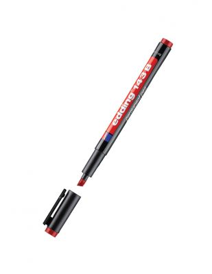 Edding 143 B Ohp Marker, Permanent Pen - 1-3mm - Kırmızı