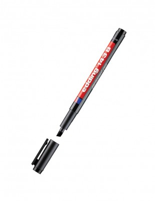 EDDING - Edding 143 B Permanent Pen - 1-3mm - Siyah