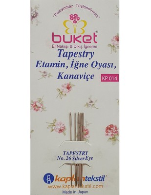 BUKET - Buket Etamin, İğne Oyası ve Kanaviçe İğnesi - KP014