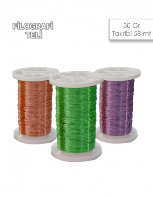  - Filografi Telleri - 30 Gr - 58 mt