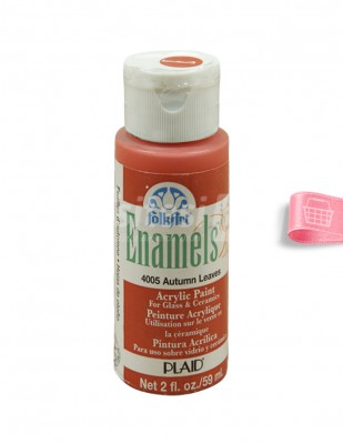Folkart Enamels Fırınlanabilir Cam ve Seramik Boyası - 59 ml - Thumbnail